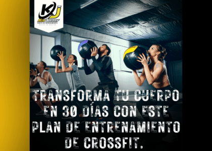 Transforma tu cuerpo en 30 días con este plan de entrenamiento de crossfit.